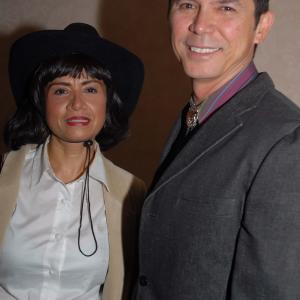 Yeena Fisher with Lou Diamond Phillips a Silver Spur Award Ceremony 2009