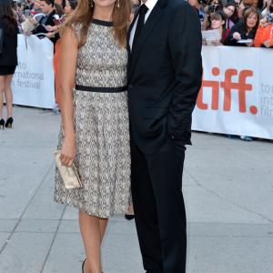 Colin Firth and Livia Giuggioli at event of The Railway Man (2013)