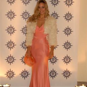 Jessica Polsky celebrity guest at inauguration gala of new fleet for MSC Cruises