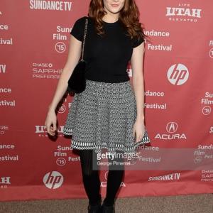 Emily Tremaine at the Experimenter Premiere Sundance 2015