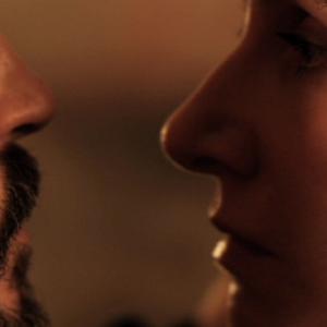 Still of Brice Beaugier and Mikaela Fisher in The Naked Leading The Blind a film by Wim Vanacker