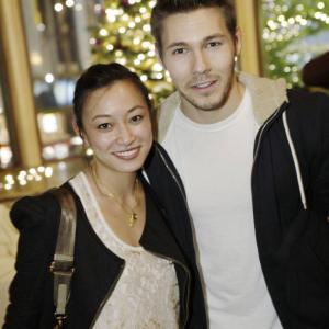 Stephanie Y Wang with Scott Clifton