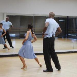 Still of Clyde Drexler and Elena Grinenko in Dancing with the Stars 2005