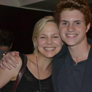 Jake with Rectify co-star Adelaid Clemmens (Silent Hill)