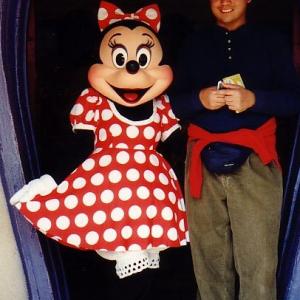 Edmund K Lo went to Disneyland on October 2011  he had so much fun Oh yah He at Minnie Mouse Housefront door