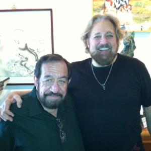 Actor Jesse Wilde with Actor Dan Haggerty aka Grizzly Adams at Upland CA Lemon Festival Apr 28  29 2012