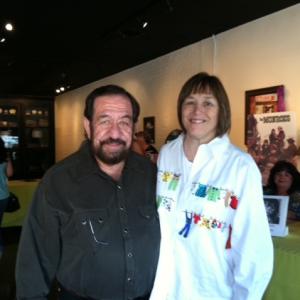 Actor Jesse Wilde with Actress Geri Jewell at the Upland CA Lemon Festival Apr 28  29 2012