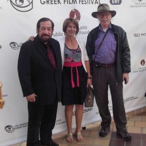 Jesse Carla Scottactress  Gerry Kassactor at the Los Angeles Greek Film Festivalmovie premiere of Without Borders June 11 2011