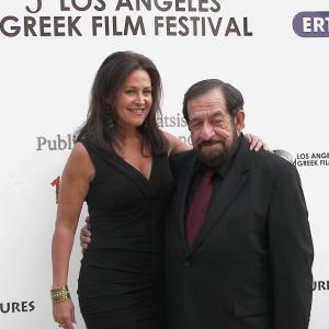 Jesse and Sandra Staggs ActressProducer at the Los Angeles Greek Film Festivalmovie premiere of Without Borders June 11 2011
