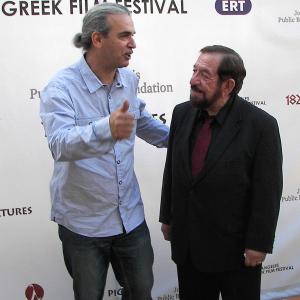 Jesse with Director Nick Gaitatjis at Without Borders movie premiere and film festival June 11 2011