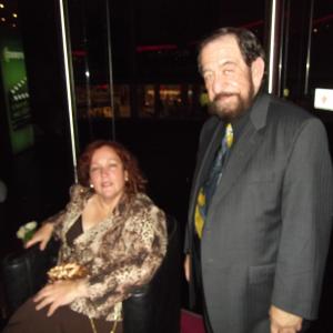 Jesse  Script Supervisor Dora Hopkins at Without Borders movie premiere in Athens Greece Oct 182010 Jesse played character Don Carlos