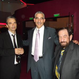 Jesse Director Nick Gaitatjis  Actor Paul Lillios at Without Borders movie premiere in Athens Greece Oct 182010 Jesse played character Don Carlos