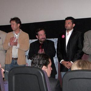 Jesse Wilde with cast of Without Borders at Greek Film Festival and movie premiere at the theatre after screening June 2011