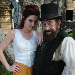 Jesse and Cassadee ready to go on set of HBOs Deadwood 2006