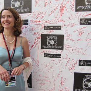 Colleen at the AOF for her Best Script nomination for Happy Acres
