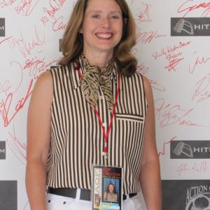 Colleen McQuaide at the AOF where her feature comedy script Happy Acres received a Best Script nomination
