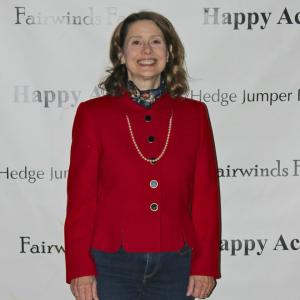 At the HAPPY ACRES PITCH TRAILER premiere for friends and family. The trailer was written, produced, and directed by Colleen.