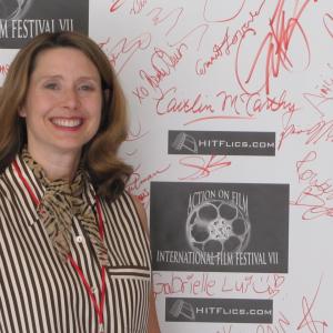 Colleen McQuaide at the AOF where her script Happy Acres received a Best Script nomination
