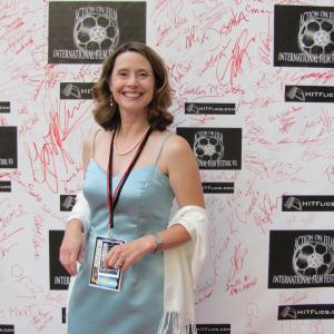 Colleen McQuaide at the AOF where her feature comedy script Happy Acres was nominated for Best Script