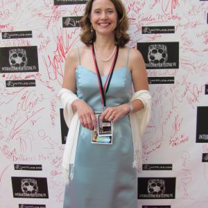 Colleen at the AOF for her Best Script nomination for Happy Acres