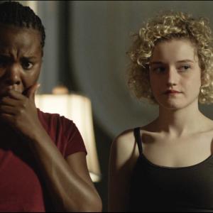 Still of Ashley Bell Julia Garner Erica Michelle and Sharice A Williams in The Last Exorcism Part II 2013