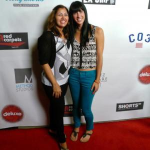 With filmmake and friend, Kim Garland, at 2012 Hollyshorts Film Festival