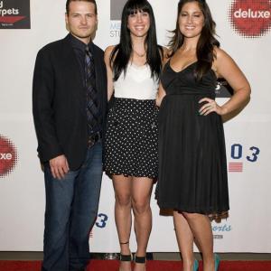 On the red carpet with Feast of the Foolish leads Will Rhodes and Elizabeth Stenson at 2012 Hollyshorts Film Festival
