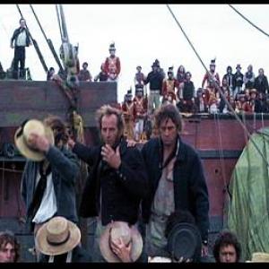 Master and Commander feature film sailerwhaler on the Baja Film set 2002 summer