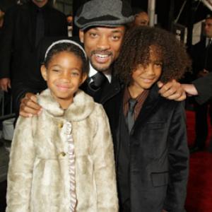 Will Smith Jaden Smith and Willow Smith at event of The Day the Earth Stood Still 2008