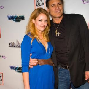 Hanna Hall and Steven Bauer