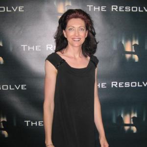 Angela Oberer at the Resolve World Premiere in Los Angeles CA