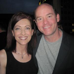 Angela Oberer and Dave Koechner
