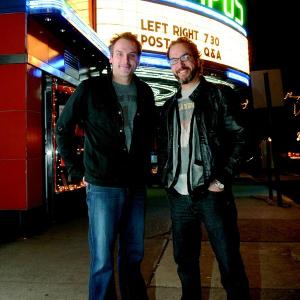Matthew & Todd Wolfe at Left/Right screening.