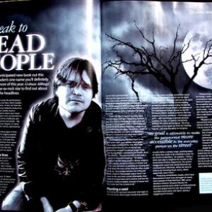 UK Magazine Spread which talks about Mark's work with the BBC investigating haunted locations in the UK.