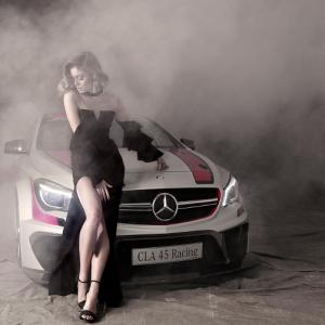 Sophie Charlotte for Mercedes-Benz CLA 45 Racing 2014