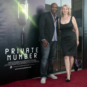 Dir LazRzael Lison and Producer Tatiana Chekhova at the Premiere Screening of PRIVATE NUMBER in Beverly Hills