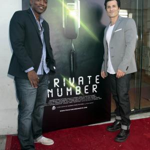 Director LazRael Lison and Hal Ozsan at the Premiere Screening of PRIVATE NUMBER