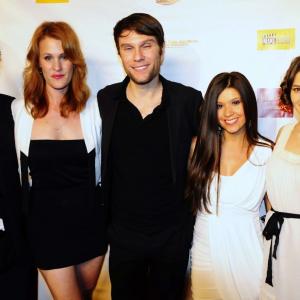 Carlos Ciurlizza with cast of pilot Be Forever Now at the International Television Festival  Los Angeles