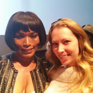 Angela Bassett and Jennifer Day at WHITNEY FYC Emmy event