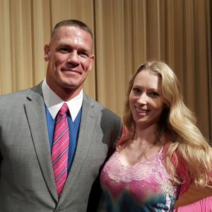 John Cena WWE Superstar ChampionActor with beautiful Jennifer Day