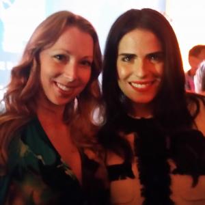 Karla Souza and Jennifer Day at How To Get Away with Murder Emmy FYC event