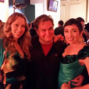 Jennifer Day (Hot Package), Pierre Patrick (Producer of Jennifer Day TV), and Naomi Grossman (American Horror Story) at Emmy event