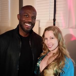 Billy Brown (How To Get Away with Murder, Hostages) and Jennifer Day (Hot Package, Trunk) at Emmy event