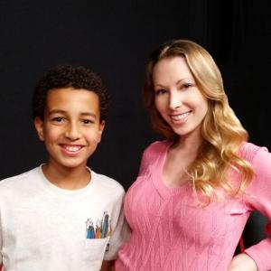 Jennifer Day with Tyree Brown at Parenthood Emmy Event April 2015