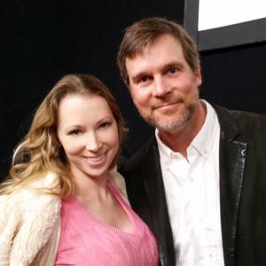Jennifer Day and Peter Krause at 
