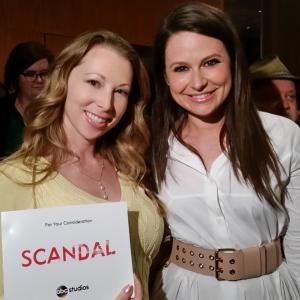Jennifer Day and Katie Lowes from Scandal 2015