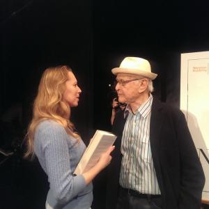Emmy winning legend Norman Lear in conversation with Jennifer Day discussing her career and giving her good advice