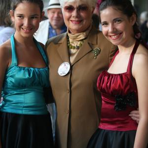 Nicole Smolen, Lucy Angelo With Shirley Jones at the NY annual Alumni