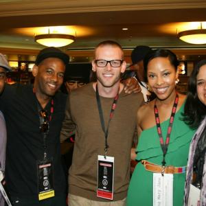 Urban World Film Festival, NYC, 2012 (from left: Brad Clements, Carey Williams, George Jonson, Tracey Heggins, Aleshka Ferrero)