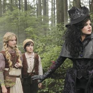 Still of Lana Parrilla, Quinn Lord and Karley Scott Collins in Once Upon a Time (2011)